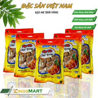 [Siêu Tiết Kiệm] Combo 10 kẹo me thái vàng - Thương hiệu Hiệp Ký - Đặc sản Sài Gòn - Túi 200gr - Kingsmart