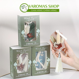  Sáp Thơm Treo VaromaS ST03 50g Hoa Khô Hương Dịu Nhẹ Cho Phòng Tủ Quần Áo Bàn Làm Việc Quà Tặng 
