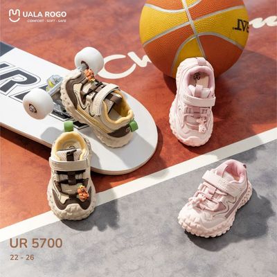 Giày bé trai bé gái Ualarogo thể thao đế chống trượt quai dán ôm trọn bàn chân bảo vệ ngón 5700