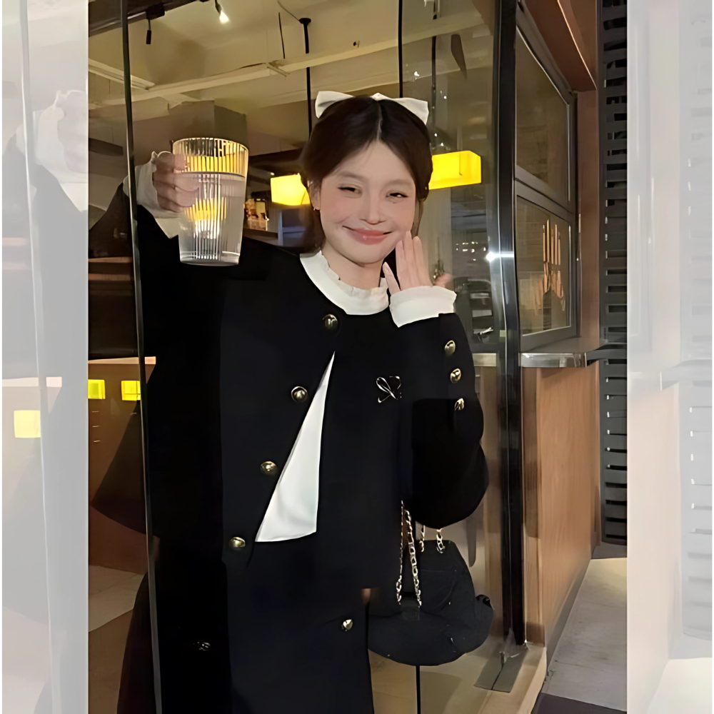 [New Winter] Áo giữ nhiệt lông thỏ phối ren điệu đà ấm áp size 35-80kg | BigBuy360 - bigbuy360.vn