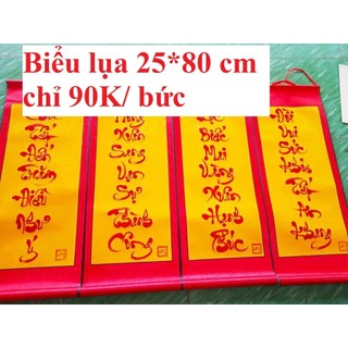 liểng trang trí tết  giá tốt (Biểu lụa các loại)