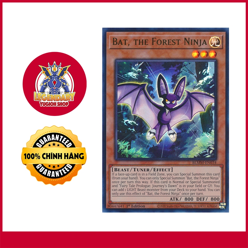 [Thẻ Bài Yugioh Chính Hãng] Bat, the Forest Ninja