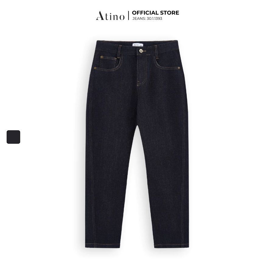 Quần Jeans Atino Stretch Denim Thoải mái, màu xanh chàm 1.1393