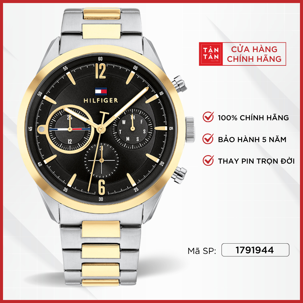Đồng Hồ Nam Tommy Hilfiger Matthew 1791944 Quartz 44mm - Đồng Hồ Tân Tân