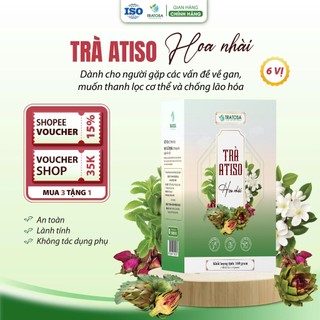  Trà Atiso Hoa nhài TRATOSA 4 vị giúp giải độc gan thanh lọc cơ thể an toàn từ thiên nhiên 