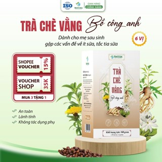  Trà lợi sữa chè vằng bồ công anh 6 vị TRATOSA 40 túi lọc thảo mộc hoàn toàn từ thiên nhiên 