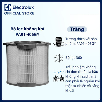 Bộ lọc không khí Electrolux 360 PA91-406GY,lọc bụi siêu mịn thông minh,khử mùi EFDCLN4