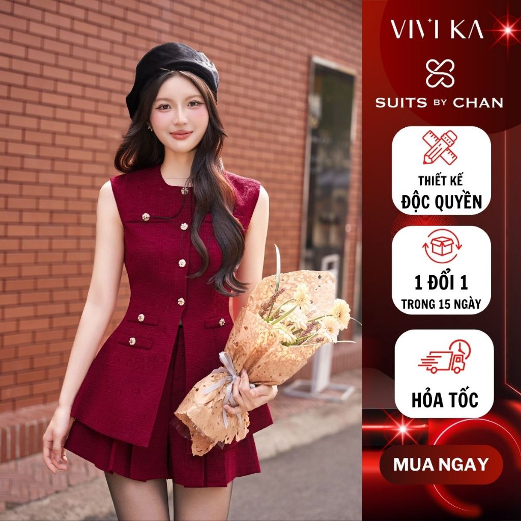 Set đồ kiểu nữ Ohara Set VIVI KA thời trang nữ thiết kế sang trọng thanh lịch đi sự kiện, đi chơi, g