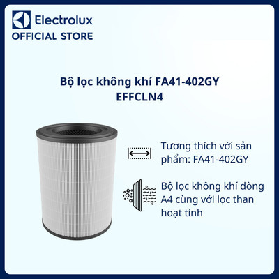 Bộ lọc không khí Electrolux FA41-402GY - EFFCLN4, Khả năng lọc bụi siêu mịn