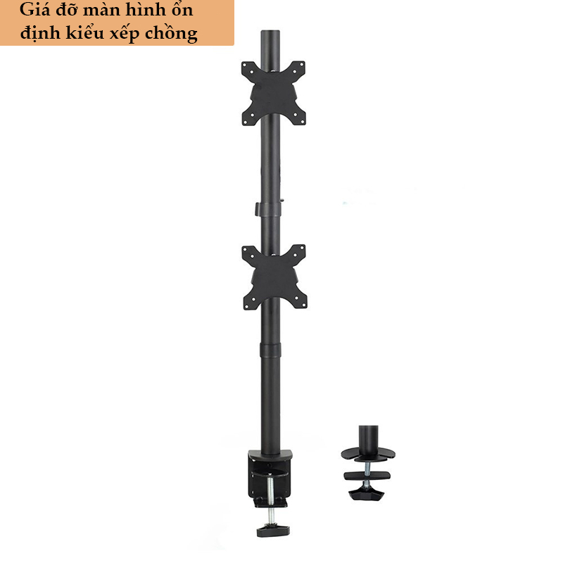 Giá Treo Hai Màn Hình Kẹp Bàn EXPOSE YZ-17 17-27Inch Xoay 360 Tay Treo Hai Màn Hình Máy Tính Xếp Màn Trên / Dướ | BigBuy360 - bigbuy360.vn