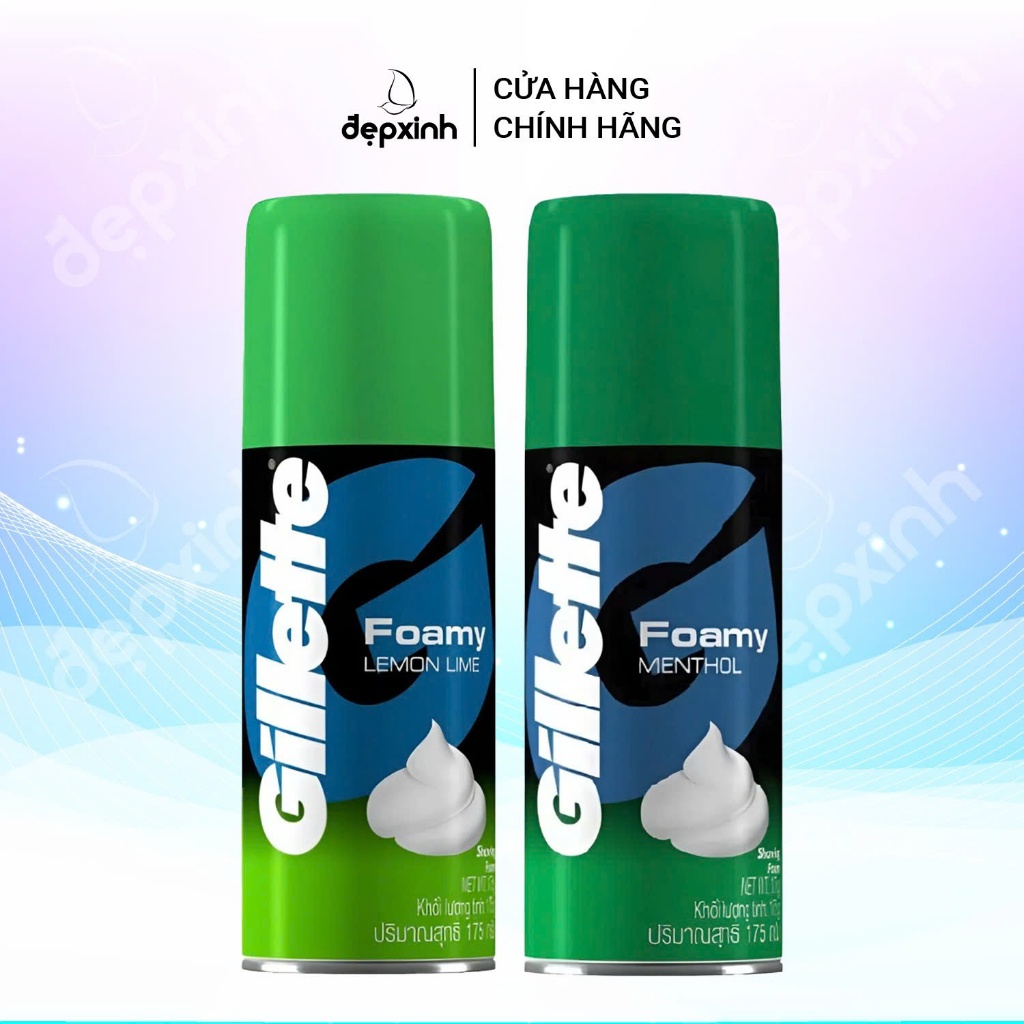 Bọt cạo râu Gillette Foamy 175ml-Thái Lan