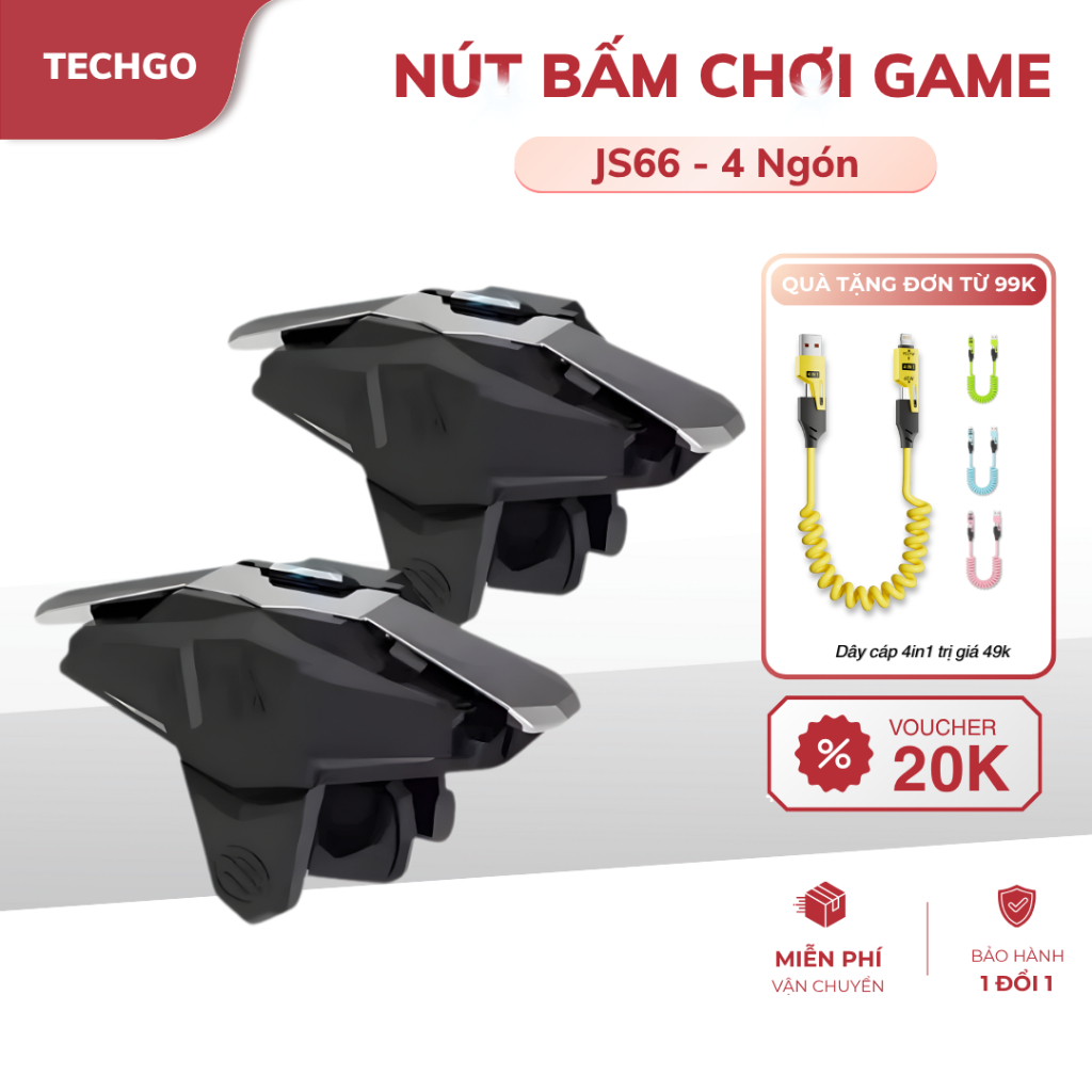 Nút Bấm Chơi Game JS66 ăng Tốc Độ Phản Xạ, Click Cơ Học Sống Động Cho Game Thủ Mobile