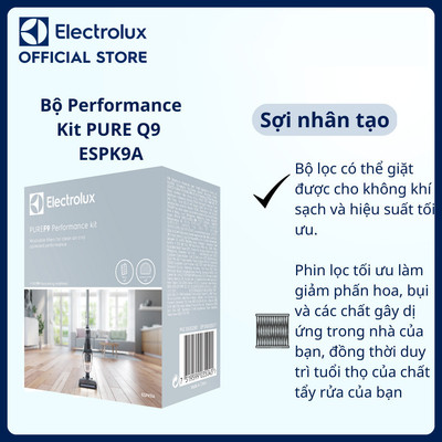 Bộ Performance Kit PURE Q9 Electrolux ESPK9A, Duy trì hiệu suất cho thiết bị, cho năng suất hoạt động tốt nhất