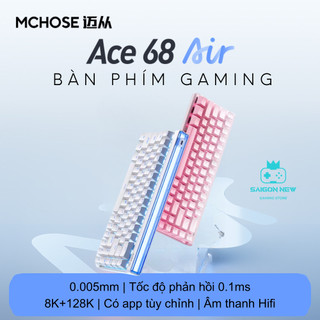  Bàn phím cơ Gaming Mchose ACE60 - ACE68 - Công nghệ Rapid Trigger 0,001mm - Hotswap switch Magnetic 