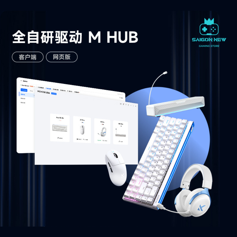 Bàn phím cơ Gaming Mchose ACE60 - ACE68 - Công nghệ Rapid Trigger 0,001mm - Hotswap, switch Magnetic | BigBuy360 - bigbuy360.vn