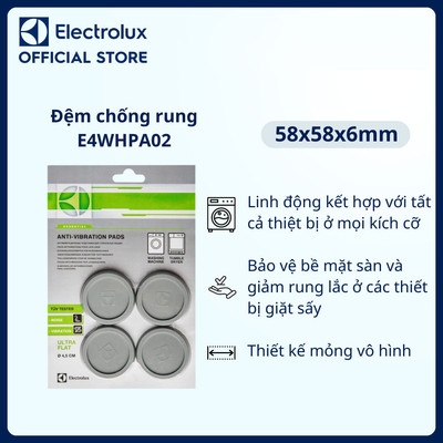 Đệm chống rung Electrolux E4WHPA02 Tương thích với tất cả dòng sản phẩm Máy Giặt/Máy Sấy