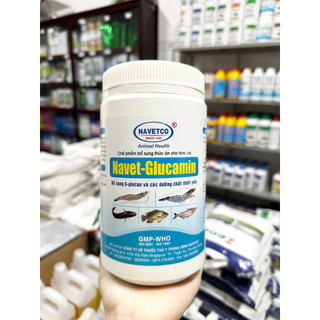 Navet Glucamin- Chế phẩm bổ sung thức ăn cho tôm, cá Bổ sung ß-glucan và các dưỡng chất thiết yếu (Lon 1kg)