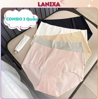  SET 5 Quần lót su nữ mềm mại thoáng khí cạp vừa ôm mông gợi cảm sexy  kiểu dáng basic LANIXA L059 
