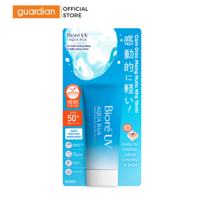 Tinh Chất Chống Nắng Màng Nước Dưỡng Da Biore UV Aqua Rich Watery Essence SPF50+/PA++++ 50g
