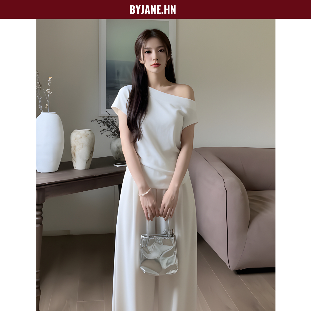 Áo Thun Nữ Trễ Vai Tay Ngắn Cotton Co Giãn Mềm Mịn Tôn Dáng Gợi Cảm BYJANE (từ 39–62kg) – 623 | BigBuy360 - bigbuy360.vn