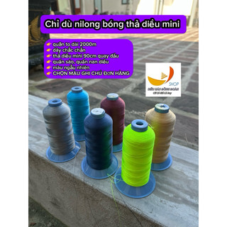  Chỉ dù thả diều mini quấn sáo màu ngẫu nghiên dài 2000m 