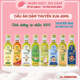 [Date 2027] Dầu Ăn Dặm Thuyền Xưa (Cá Hồi, Macca, Oliu, Óc Chó, Gấc, Mè) Nguyên Liệu 100% Tự Nhiên - Cho Bé Từ 6 Tháng