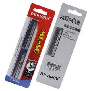 Sét 2 hộp Ruột bút chì bấm, ngòi chì bấm Monami - ngòi 0.5 - 0.7