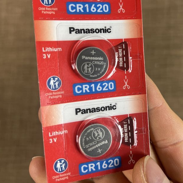 Bộ 02 VIÊN PANASONIC LITHIUM CR1620 PIN CÚC ÁO
