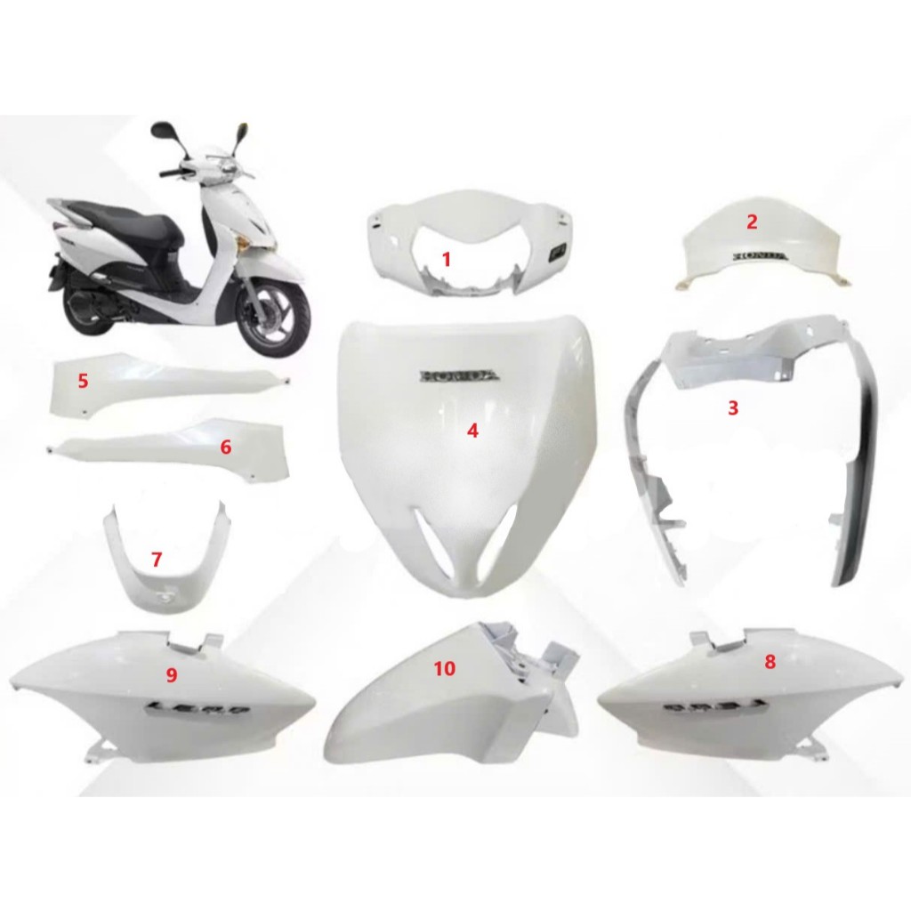 dàn áo lead 110 2009 2010 2011 màu TRẮNG ( bán lẻ từng món )