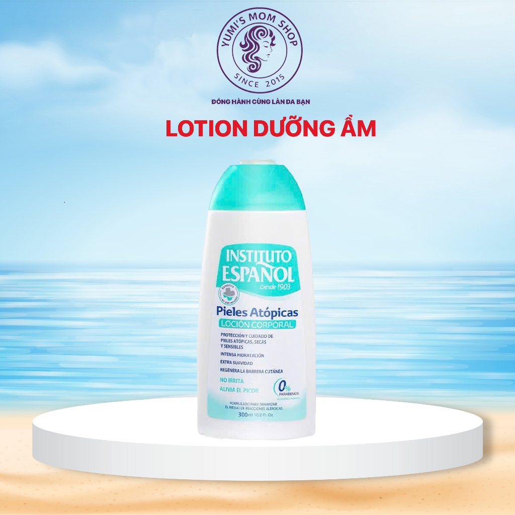 Sữa Dưỡng Thể Hỗ Trợ Cấp Ẩm, Làm Mịn Cho Da Nhạy Cảm Instituto Espanol Pieles Atopic Lotion 300ml