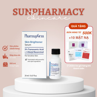   Hàng công ty  Tinh Chất Pharmaform Skin Brightener Serum 3% Tranexamic acid + 5% Niacinamide Hỗ Trợ Trắng Sáng Đều Màu 