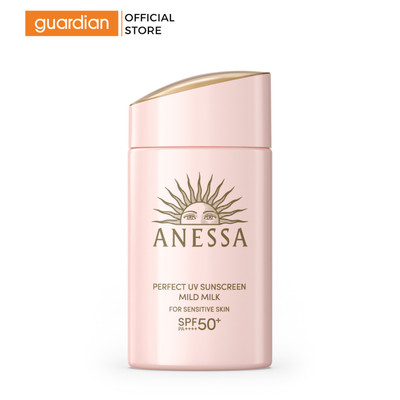 Sữa Chống Nắng Dành Cho Da Nhạy Cảm Anessa Perfect UV Sunscreen Mild Milk SPF50+ PA++++ 60ml