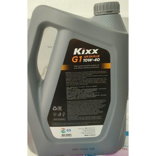 DẦU NHỚT KIXX G1 API SN PLUS 10W40- 5L - mẫu bình mới