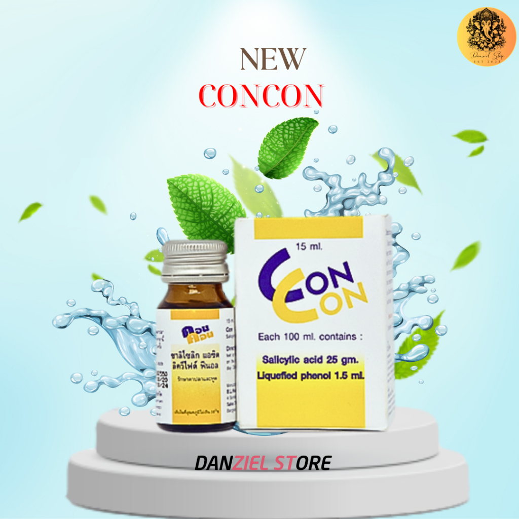 [ Hàng Chuẩn] Dầu Bôi Mụn Cóc ConCon 15ml Thái Lan - Hỗ Trợ Làm Mềm Nốt Sần, Mục Cóc, Mục Thịt
