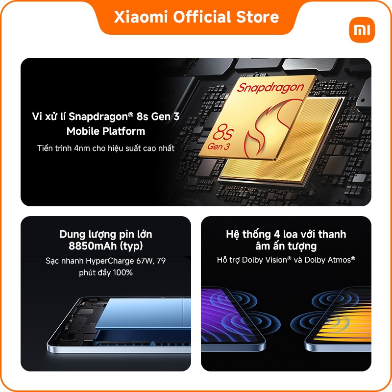 Redmi Pad 2｜Màn hình 11" 2,5K siêu rõ nét｜Pin dung lượng khủng đến 9000mAh (typ)｜Helio G100-Ultra tiên tiến | BigBuy360 - bigbuy360.vn