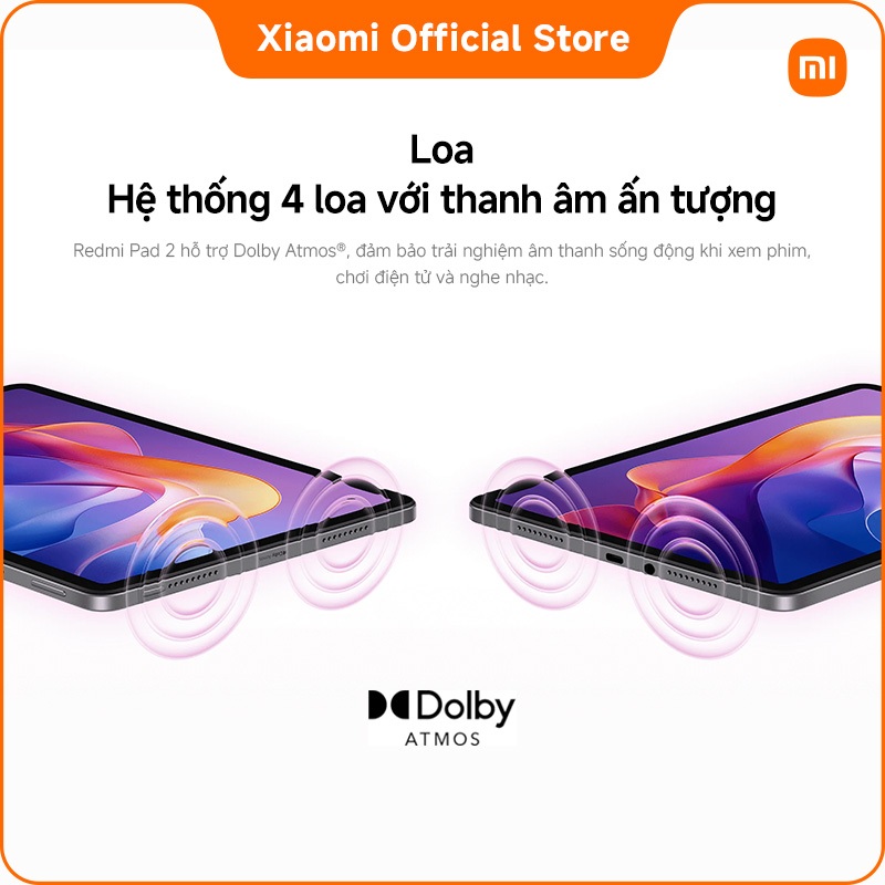 Redmi Pad 2｜Màn hình 11" 2,5K siêu rõ nét｜Pin dung lượng khủng đến 9000mAh (typ)｜Helio G100-Ultra tiên tiến | BigBuy360 - bigbuy360.vn