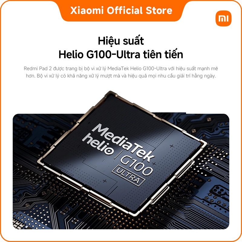 Redmi Pad 2｜Màn hình 11" 2,5K siêu rõ nét｜Pin dung lượng khủng đến 9000mAh (typ)｜Helio G100-Ultra tiên tiến | BigBuy360 - bigbuy360.vn