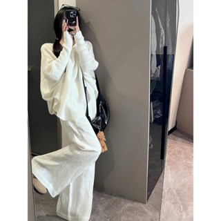   Sẵn  Áo Len Nữ Trễ Vai Form Rộng Dài Tay Tiểu Thư Sang Chảnh Áo Lệch Vai Bigsize Chubby Đi Đà Lạt Thu Đông Chali AL295 