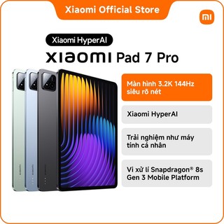  Máy tính bảng Xiaomi Pad 7 Pro  8+256GB | 12+512GB  | Màn hình 3.2K 144Hz siêu rõ nét | HyperAI 