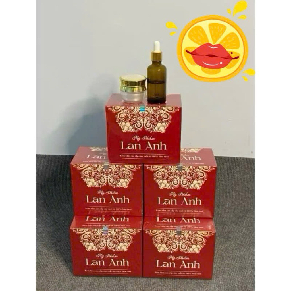 COMBO KEM NÁM- ĐỒI MỒI - MỤN LAN ANH ( 100%  Sâm Tươi )Không Đẹp Shop Hoàn Xiền