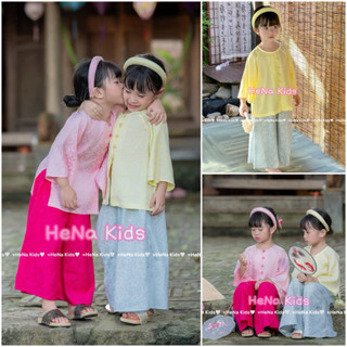  TẶNG KHĂNSet Bộ Áo Bà Ba Pháp Phục Cao Cấp Cho Bé Gái Chất Lụa Gấm Kèm Quần   Ảnh Thật Sản Phẩm  