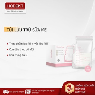 Túi Trữ Sữa HODEKT 250Ml Chống Tràn 2 Lớp 30 Túi / Hộp