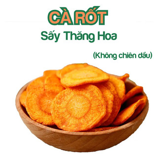 500G Cà rốt sấy thăng hoa không đường trái cây sấy giòn dried carrot dried fruit