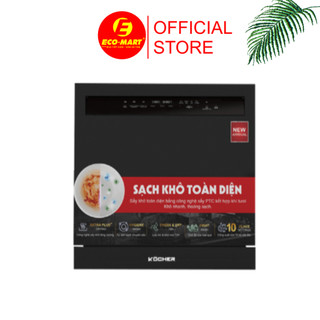 Máy rửa bát 10 bộ Kocher X10 PRO  Bảo hành 3 năm Hàng chính hãng Sấy PTC có lắp đặt