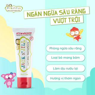 Kem đánh răng hữu cơ Jack n Jill cho bé