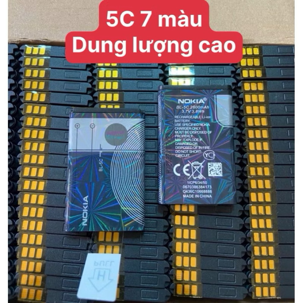 Pin NOKIA 110i 1100 1280 1202 … mã BL-5C/BL-4C Xịn Bảo Hành 12Tháng