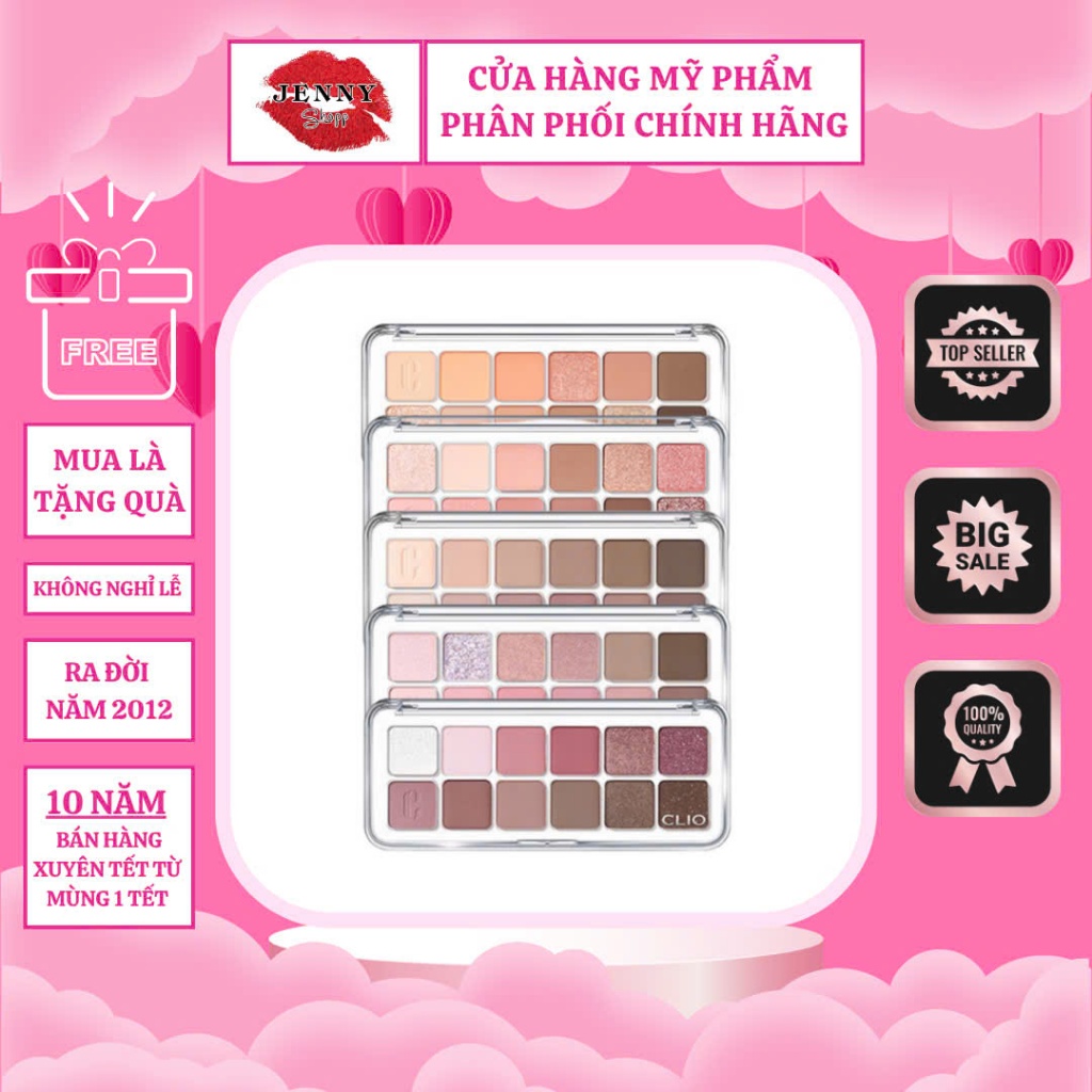 Bảng Phấn Mắt Clio Pro Eye Palette