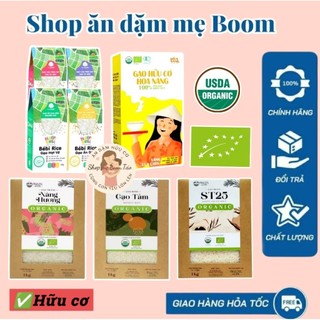  Gạo sữa hữu cơ ST25 - Japonica Hoa Sữa Foods_Nàng Hương_Hoa Nắng 1 ký 