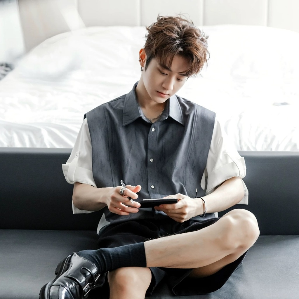 Áo Sơ mi Style Tay lỡ mix HAGI ICVCVNI Unisex menwear | BigBuy360 - bigbuy360.vn