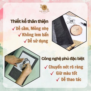 [catmocan] GIẤY SCAN LOẠI MỎNG 53GSM A4 - GIẤY THAN ĐEN A4 CHUYÊN DÙNG CHO DÂN VẼ